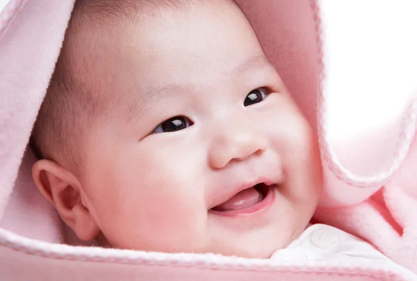Baby leende — Stockfoto