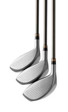 Golf clubs clipart