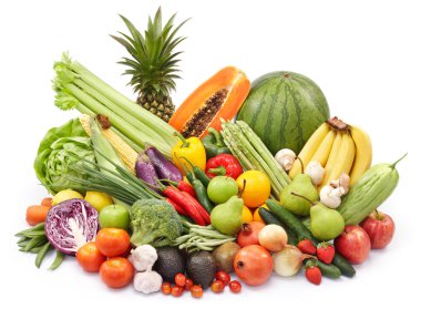 Vegetables and fruits clipart