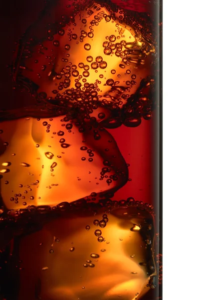 Cola with ice — Stock Photo, Image
