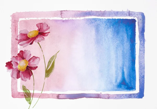 Painting of flowers — Stock Photo, Image