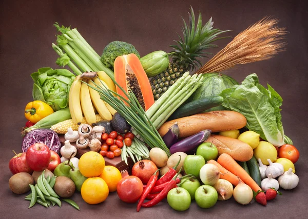 Verse groenten en fruit — Stockfoto