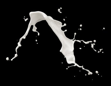 Milk splash clipart