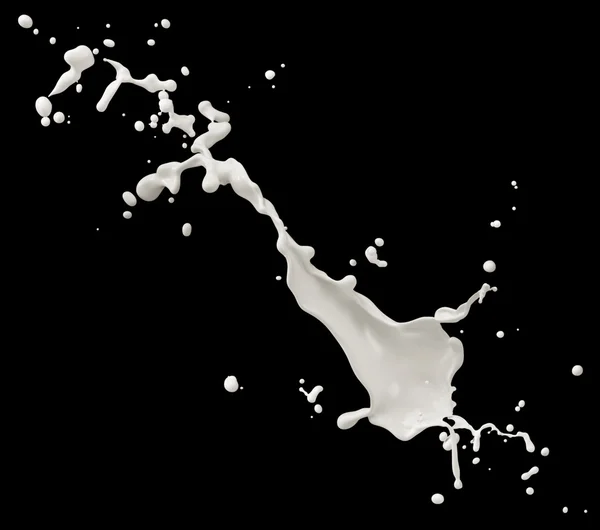 牛奶溅 — 图库照片