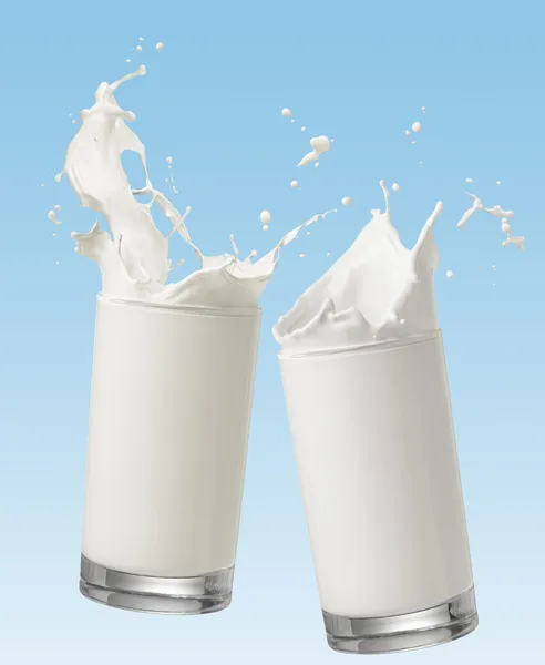 Torrada com leite — Fotografia de Stock