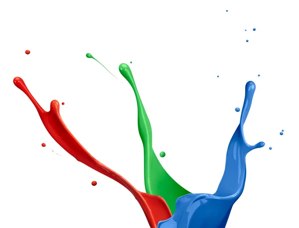 RGB Paint Splash — Stock Photo, Image