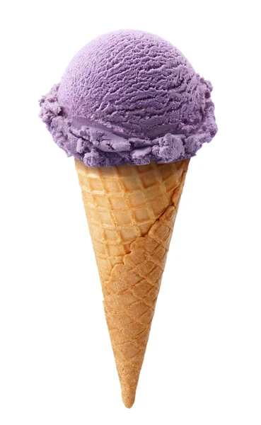 Черничное мороженое — стоковое фото