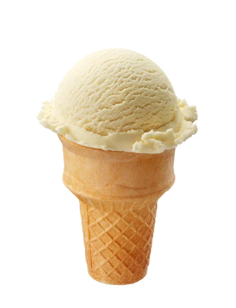 Vanilla ice cream — Stock Photo, Image