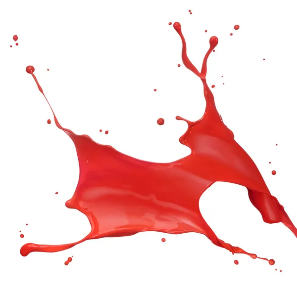 Red paint splash — Stock Photo, Image