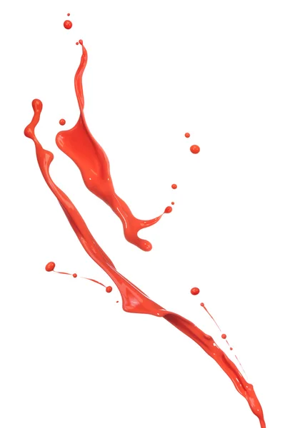 Rode verf spatten — Stockfoto
