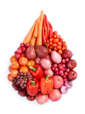 Red healthy food clipart