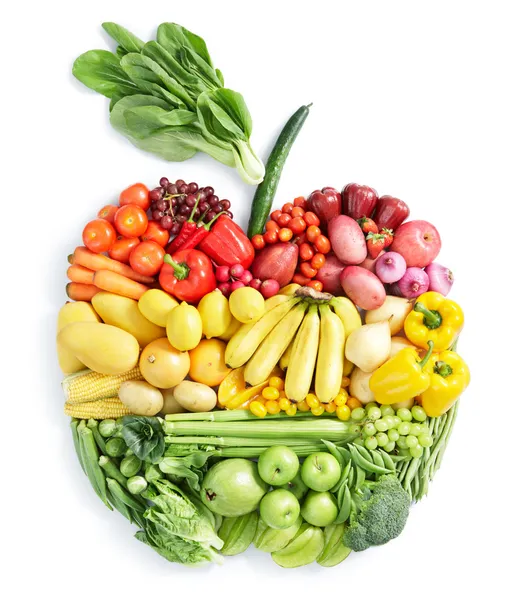 Maçã: comida saudável — Fotografia de Stock