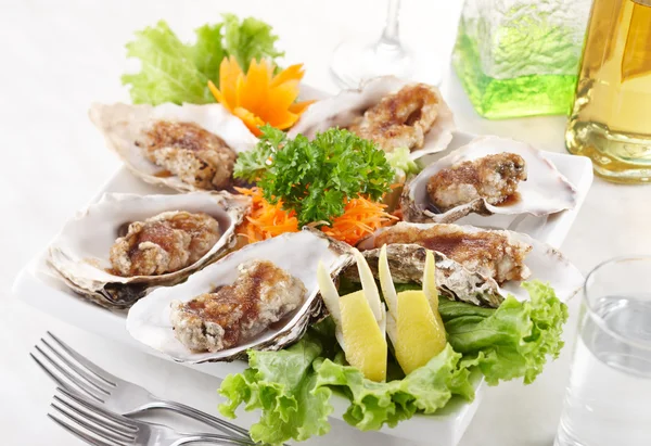 stock image Teppanyaki oysters