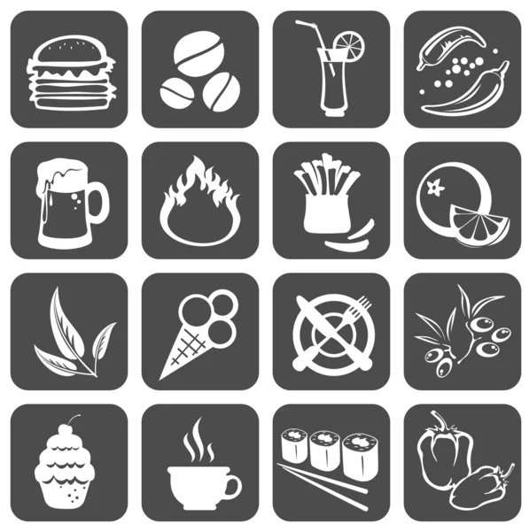 食物的符号 — 图库矢量图片