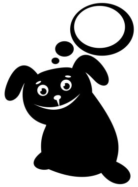 Happy dog clipart