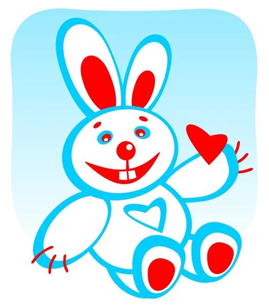 Enamored rabbit — Stock Photo, Image