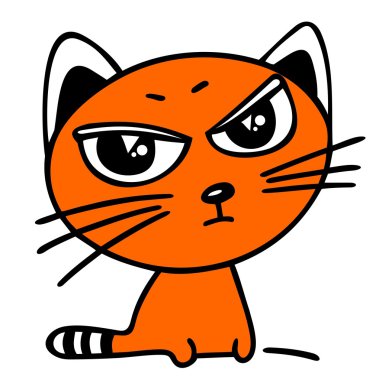 Cartoon cat clipart