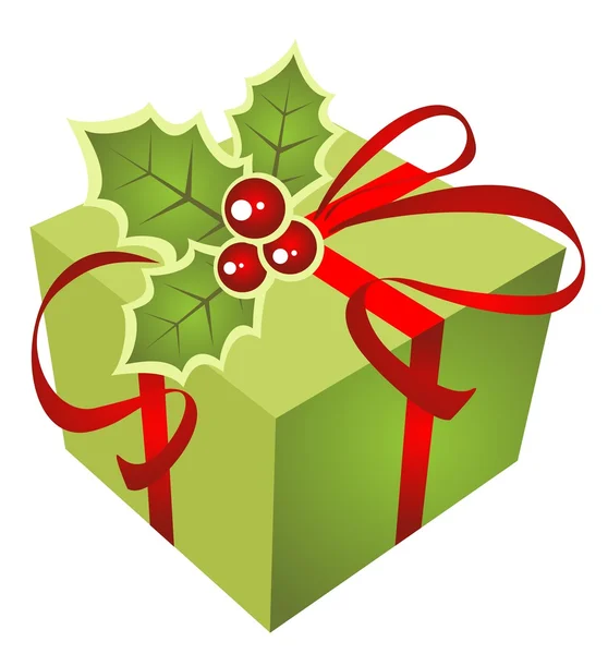Caja de regalo de Navidad — Archivo Imágenes Vectoriales
