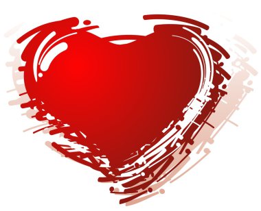 Stylized heart clipart