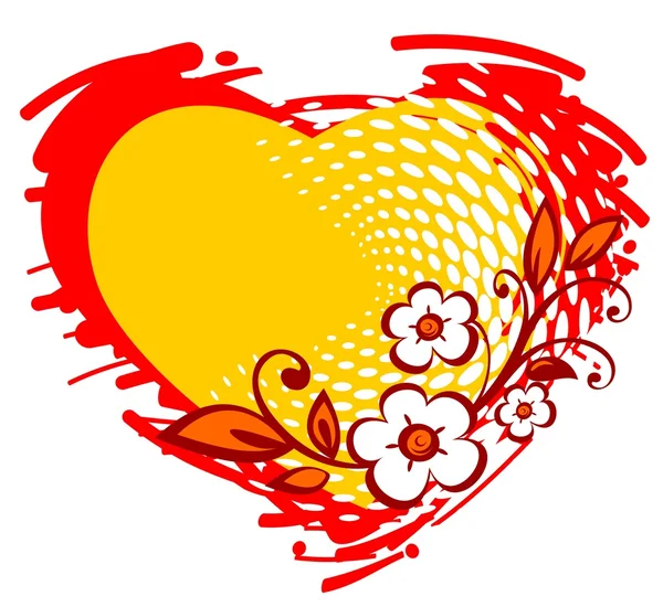 Великолепное сердце Валентина — стоковый вектор