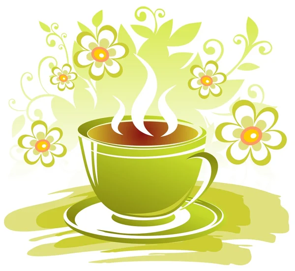Tea cup — Stock Vector