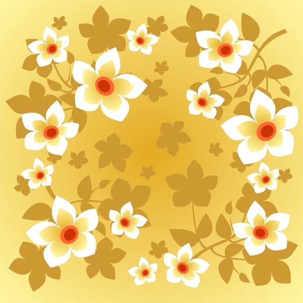 Blumen Hintergrund — Stockvektor