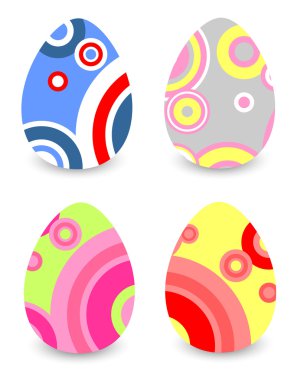 stilize Paskalya yumurtaları