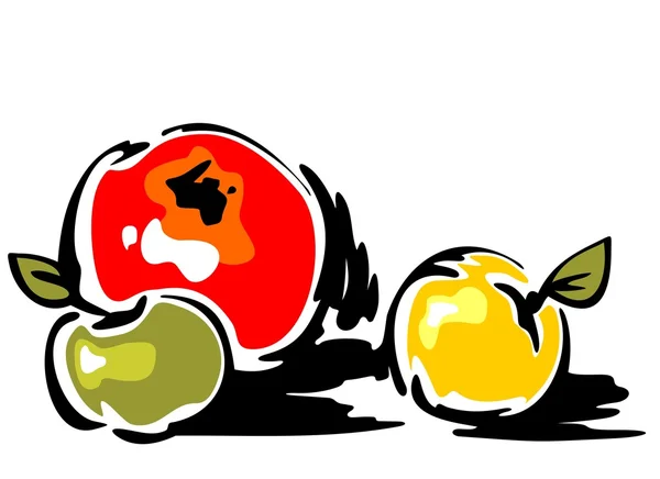 Elmalar — Stok Vektör