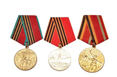 Military medals clipart