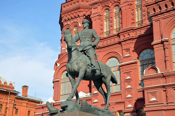 Monumento a George Zhukov — Fotografia de Stock