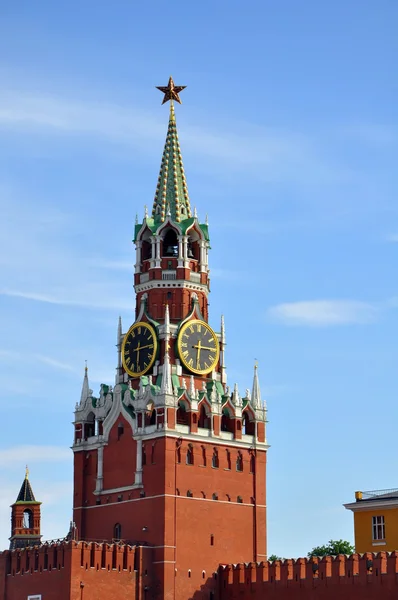 Spasskij věž moskevského Kremlu — Stock fotografie