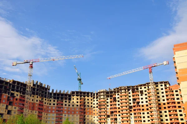 stock image Panorama of construction