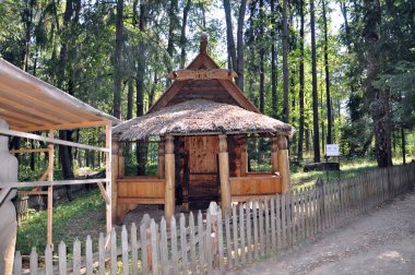 Museum-Reserve Abramtsevo. The Hut of Baba Yaga clipart