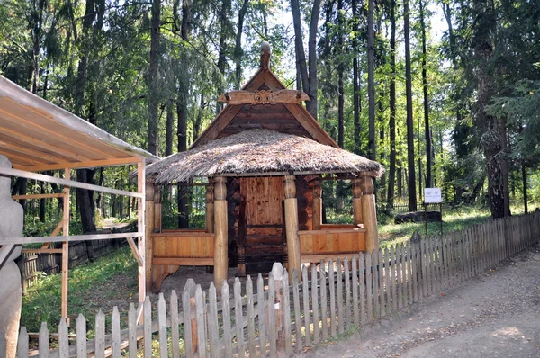 Muzeum rezerva Abramcevu. Chata baba yaga — Stock fotografie