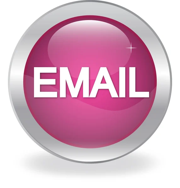 Internet przycisk oznaczony "e-mail" — Wektor stockowy