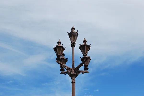 stock image Lantern on blue sky