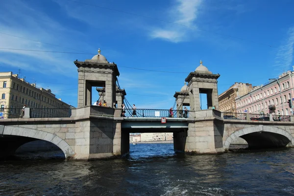 Αγία Πετρούπολη γέφυρα — Φωτογραφία Αρχείου