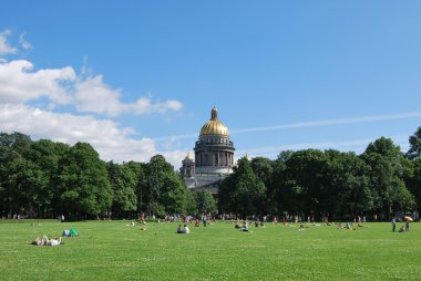 st. Petersburg isaakiy katedral kubbe parçası