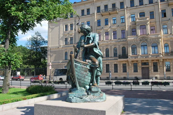 Monumento a Pietro 1 a San Pietroburgo — Foto Stock