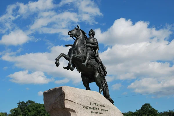 Bronz atlı Anıtı — Stok fotoğraf