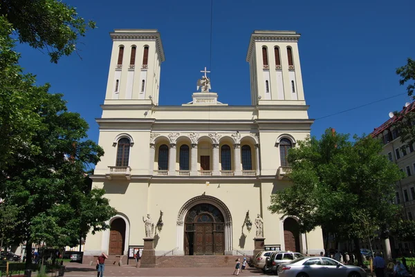 Lutherska kyrkan saint piter i Sankt Petersburg — Stockfoto