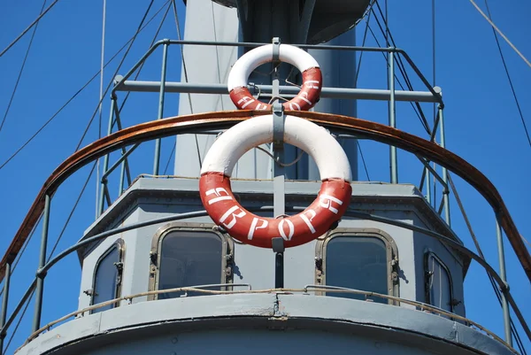 stock image Aurora cruiser museum in St.Petersburg