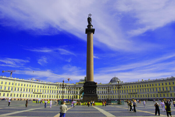 Palace Square, Saint-Petersburg, Russia