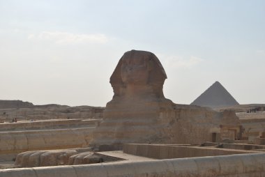 Great sphinx of Guiza, Cairo, Egypt clipart