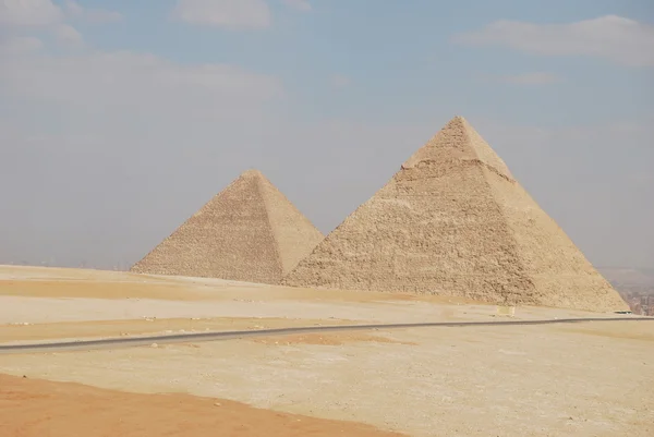 Πυραμίδες της Γκίζας στο Κάιρο — Φωτογραφία Αρχείου