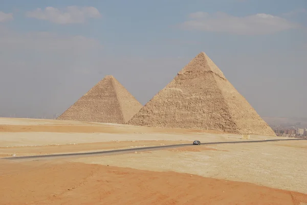 Pyramiderna i giza i Kairo — Stockfoto