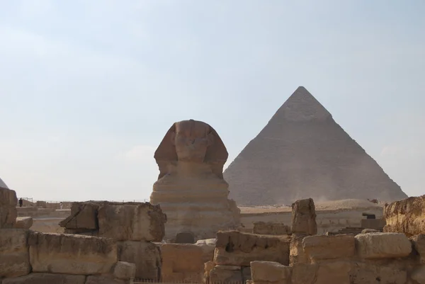 Grande esfinge de Guizé, Cairo, Egito — Fotografia de Stock