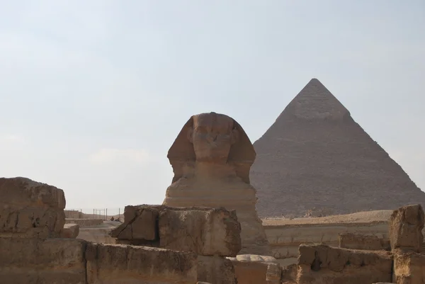 Grand sphinx de Guizeh, Le Caire, Egypte — Photo