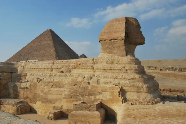 Groot sphinx van guiza, cairo, Egypte — Stockfoto