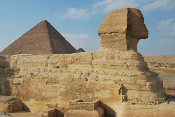Velká sfinga v guiza, Káhira, egypt — Stock fotografie